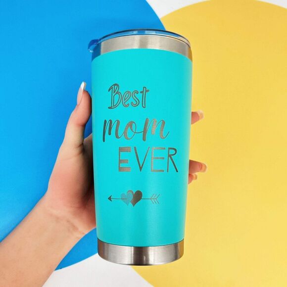 Personalized Best Mom Ever Tumblers, Birthday Mothers Day Christmas Gift for Mom - Picture 12 of 16